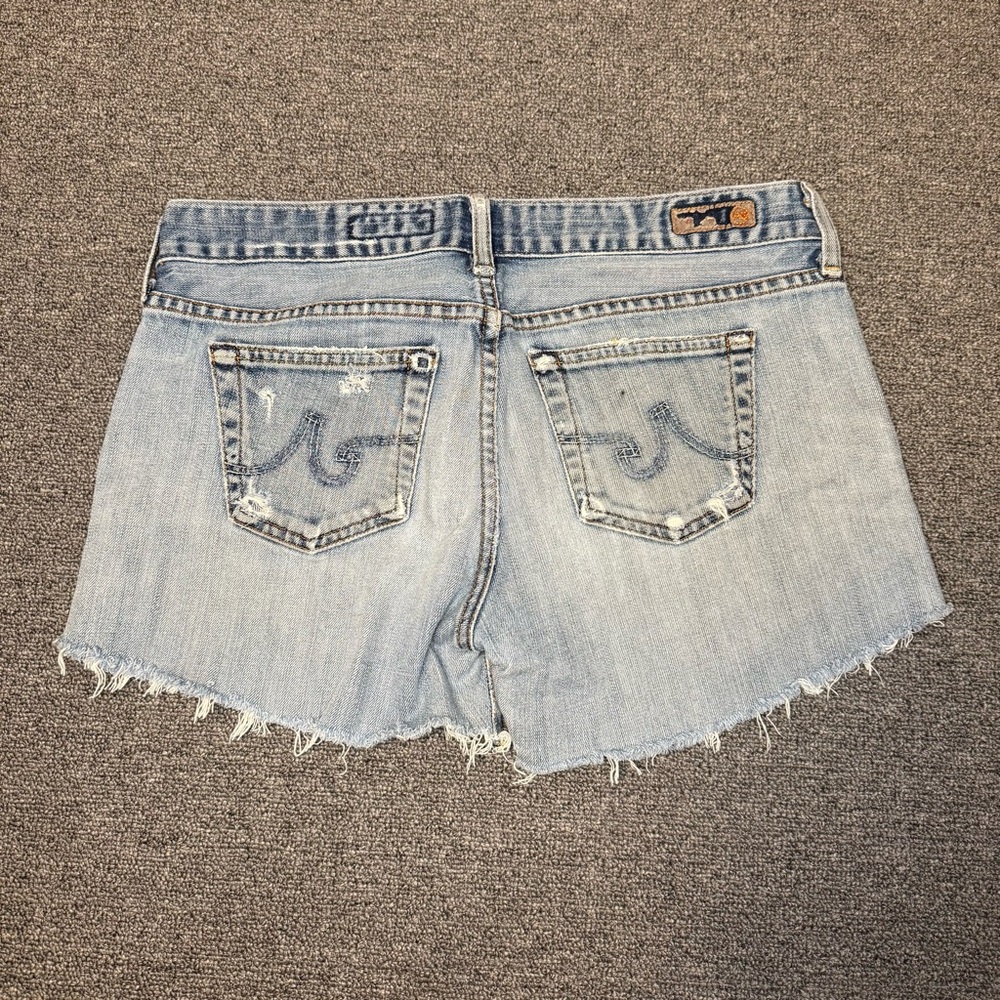 AG Adriano Goldschmied The Tomboy Shorts Size 29 98% Cotton Boyfriend Cut Off - Picture 14 of 15